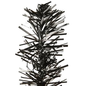 National Tree 2ft. Black and Orange Tinsel Tree alternate view