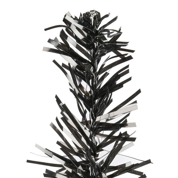 National Tree 2ft. Black Tinsel Tree alternate view