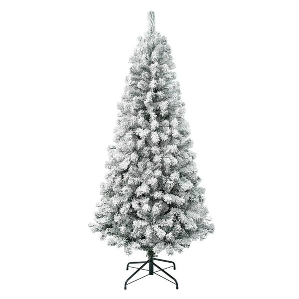 National Tree 6ft. Acacia Pine Flocked Artificial Christmas Tree