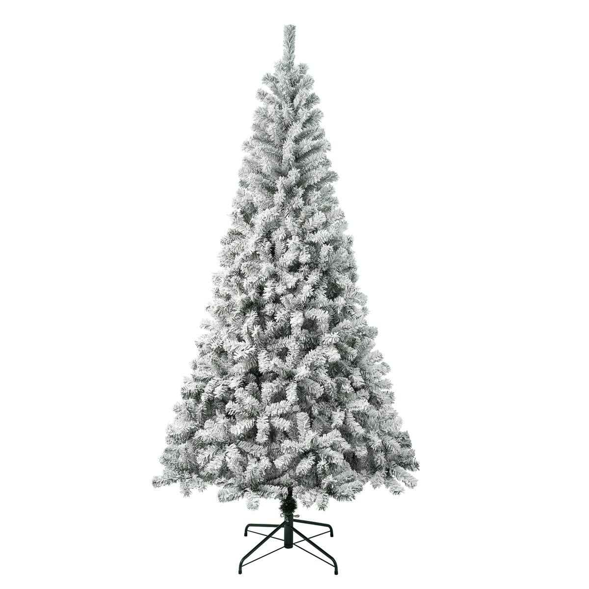 National Tree 7.5ft. Acacia Flocked Christmas Tree