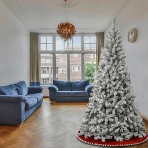 National Tree 7.5ft. Acacia Flocked Christmas Tree alternate view