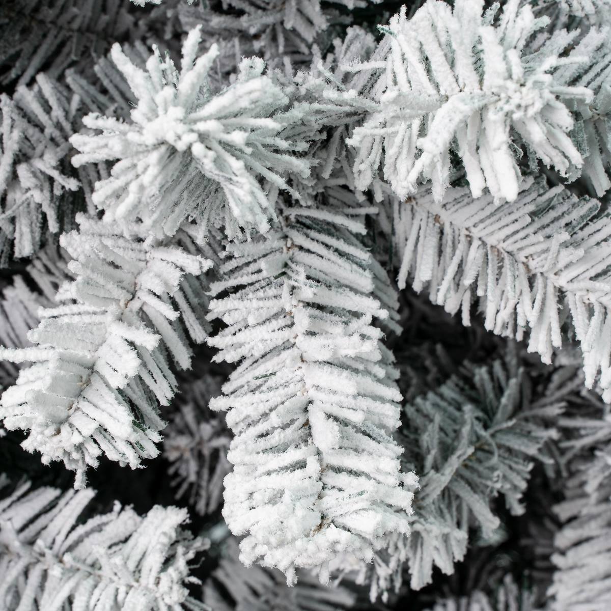 National Tree 7.5ft. Acacia Flocked Christmas Tree