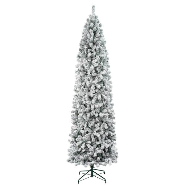 National Tree 9ft. Acacia Flocked Christmas Tree