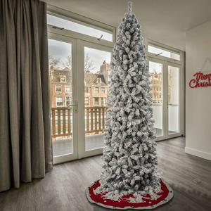 National Tree 9ft. Acacia Flocked Christmas Tree alternate view