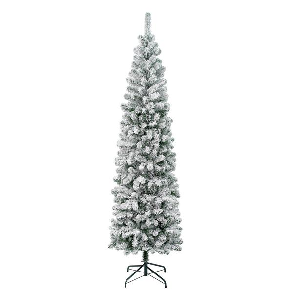National Tree 7.5ft. Acacia Pine Snow Covered Christmas Tree