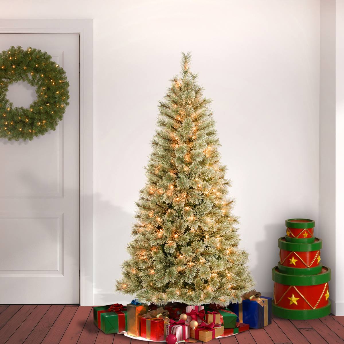 National Tree 6ft. Arcadia Pine Cashmere Pre-Lit Christmas Tree