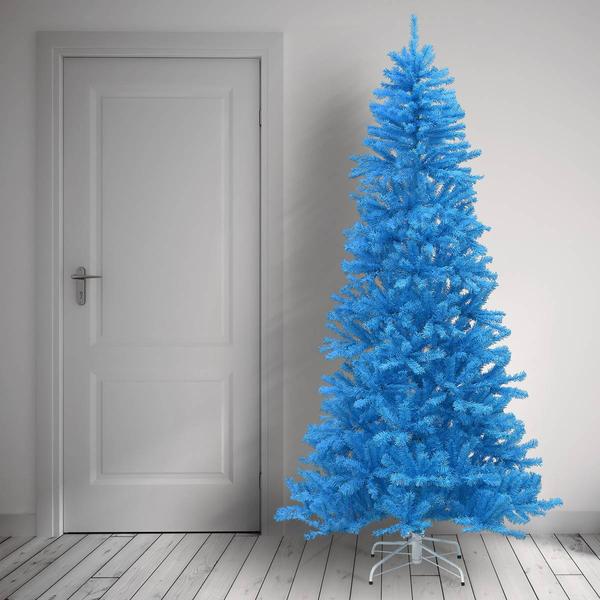 National Tree 7.5ft. Light Blue Christmas Tree alternate view