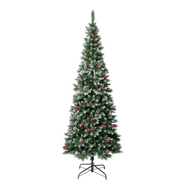 National Tree 7.5ft. Cullen Slim Pine Christmas Tree