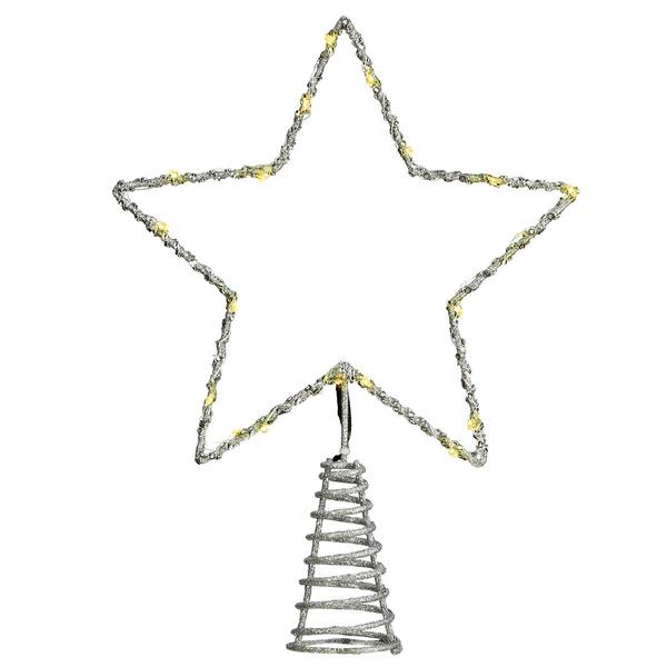 National Tree 13.5in. Dual Color(R) Open Star Tree Topper