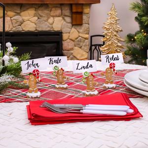 National Tree 3in. Gingerbread Man Name Card Holder alternate view