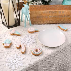 National Tree 8in. Pastel Gingerbread Ornaments alternate view