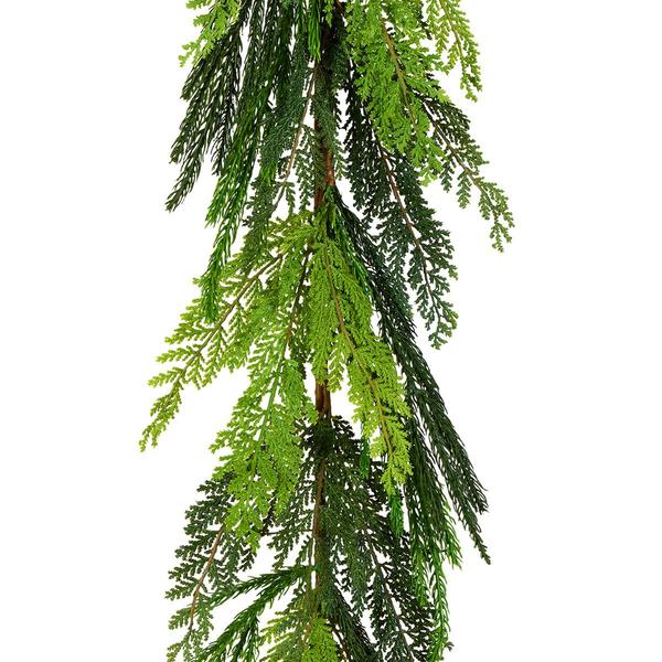 National Tree Christmas Cottage 5ft. Artificial Christmas Garland alternate view