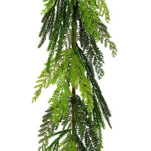 National Tree Christmas Cottage 5ft. Artificial Christmas Garland alternate view