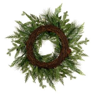 National Tree 24in. Artificial Christmas Wreath w/ Pinecones alternate view
