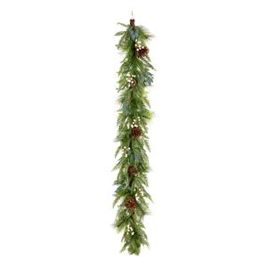 National Tree 6ft. Berries & Pinecones Artificial Garland