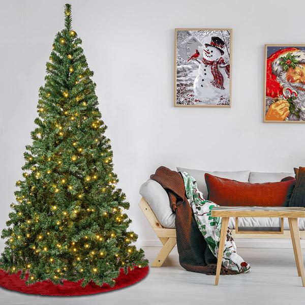 National Tree 7.5ft. Linden Spruce Wrapped Pre-Lit Christmas Tree alternate view