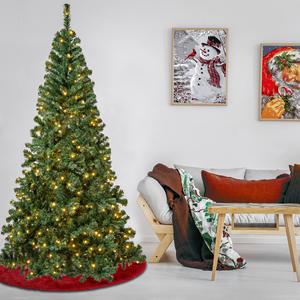 National Tree 7.5ft. Linden Spruce Wrapped Pre-Lit Christmas Tree alternate view