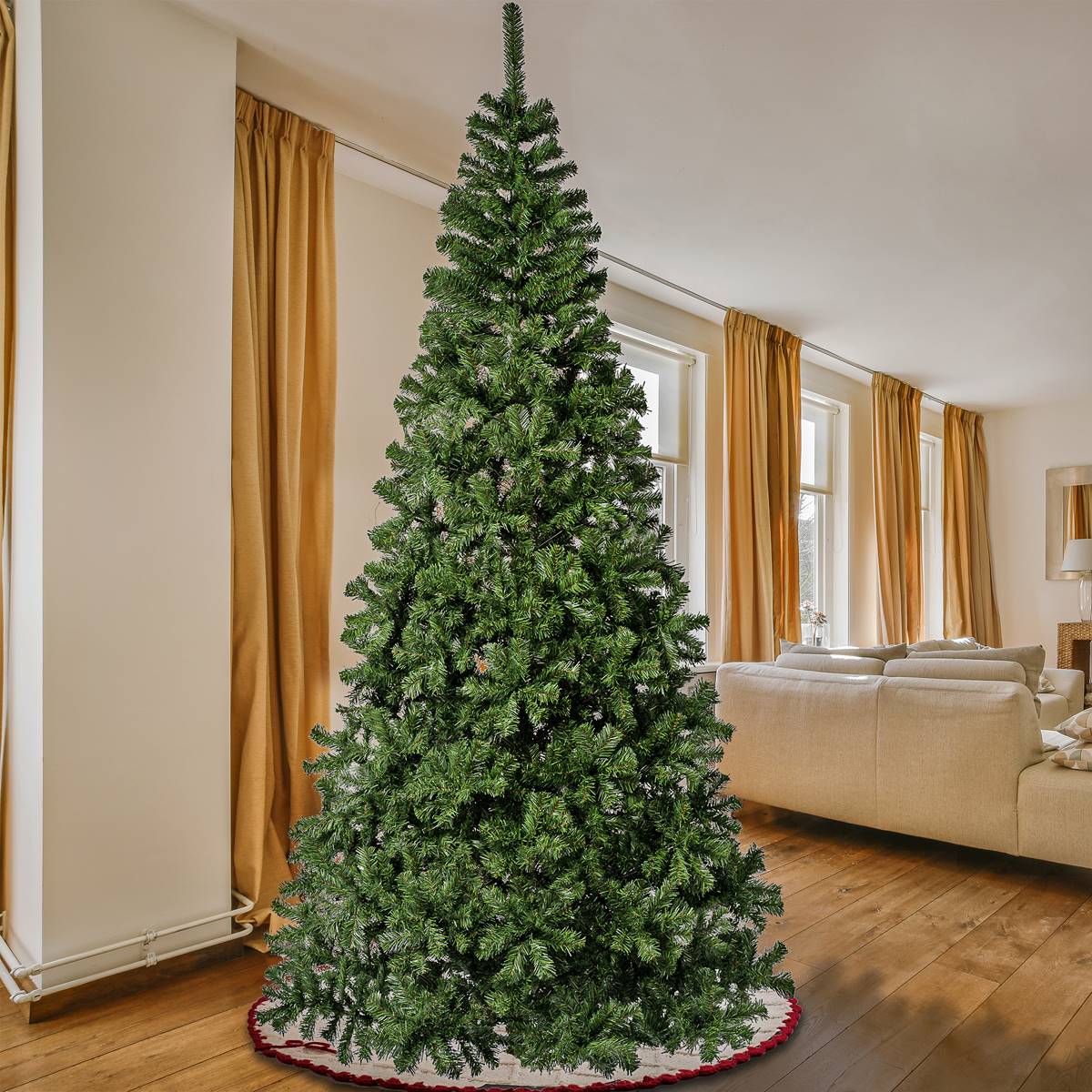 National Tree 9ft. Linden Artificial Spruce Christmas Tree
