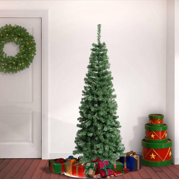National Tree 6ft. Linden Spruce Slim Christmas Tree alternate view