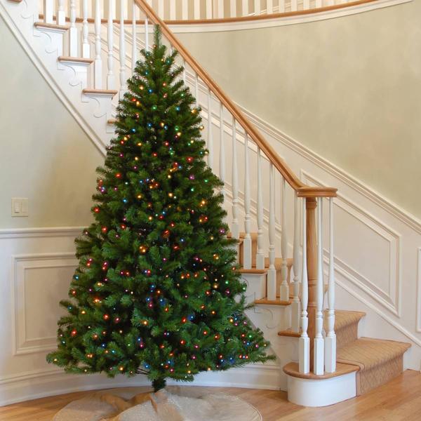 National Tree 7ft. Multicolor North Valley(R) Spruce Christmas Tree alternate view