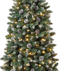 National Tree 7.5ft.Oakley Hills Snow Slim Pre-Lit Christmas Tree alternate view