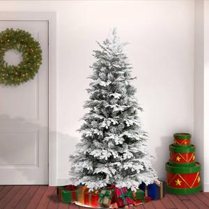 National Tree 6ft. Feel-Real(R) Acacius Snowy Christmas Tree alternate view
