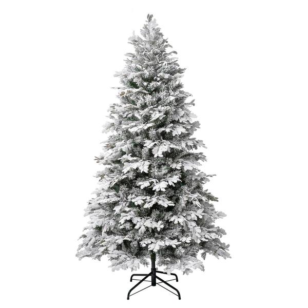 National Tree 7.5ft. Feel-Real(R) Acacius Snowy Christmas Tree