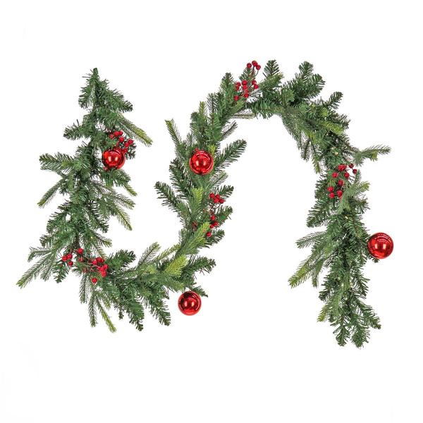 National Tree Feel Real(R) Scotch Creek Fir Garland w/50 LED Lights