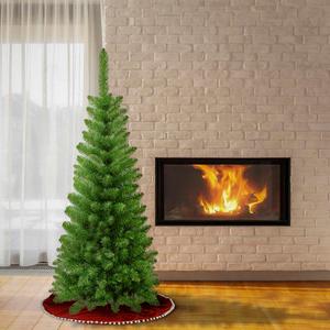 National Tree 4.5ft. Rowan Slim Fir Christmas Tree alternate view