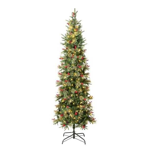 National Tree 7.5ft Feel-Real(R) Virginia Pine Slim Christmas Tree
