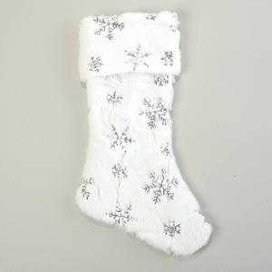 20in. Sequin Snowflakes Stocking