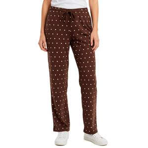 Juniors Rebel Veil French Terry Wide Leg Pants - Chocolate