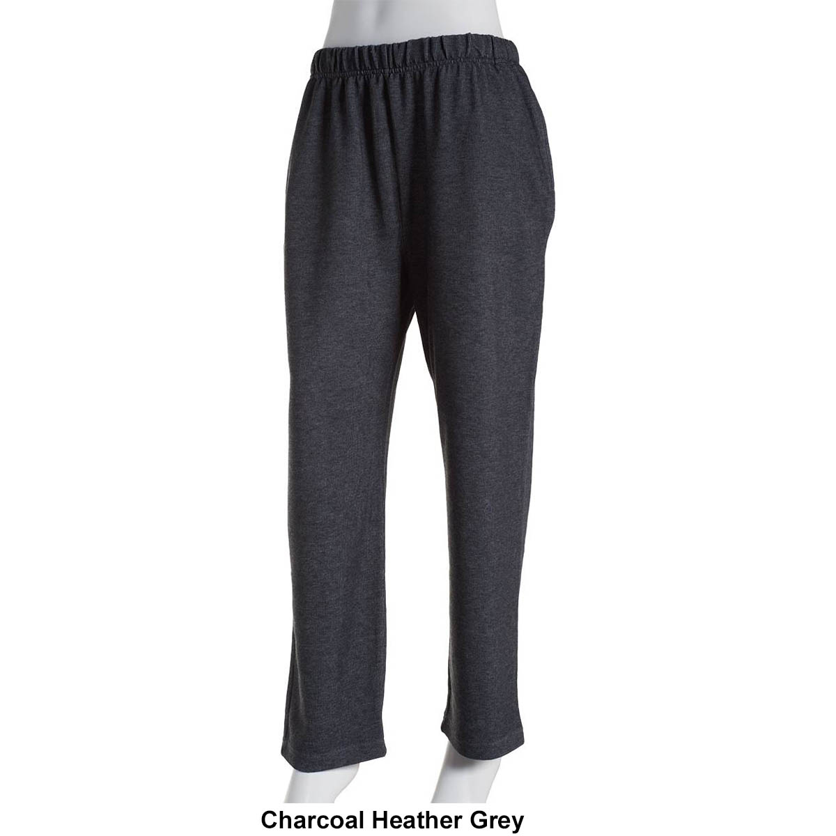 Petite Hasting & Smith Flatback Rib Knit Waist Sweatpants