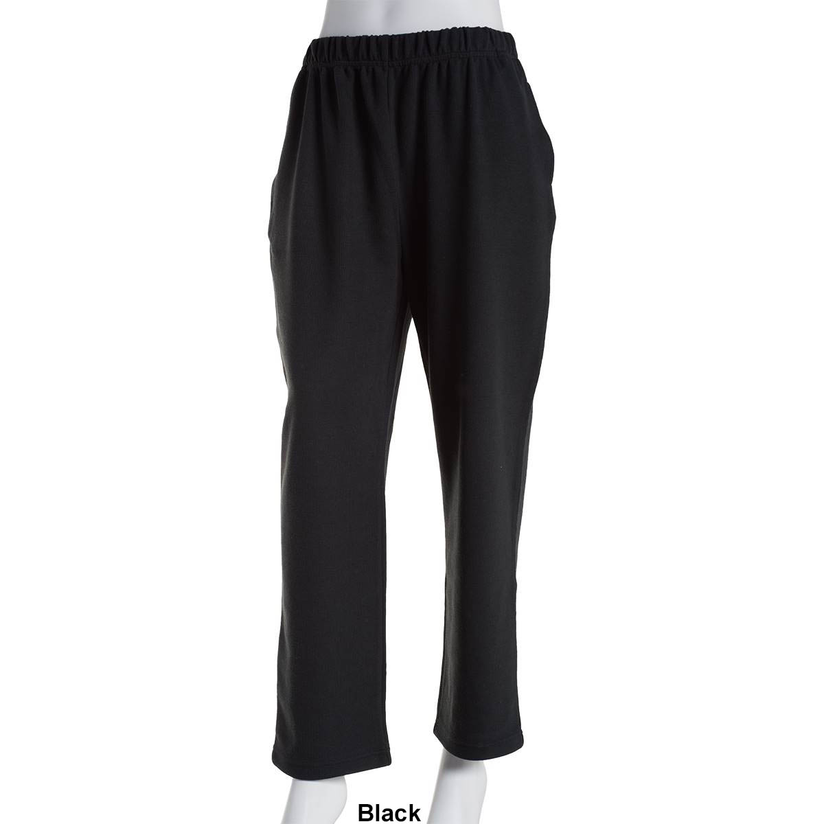 Petite Hasting & Smith Flatback Rib Knit Waist Sweatpants