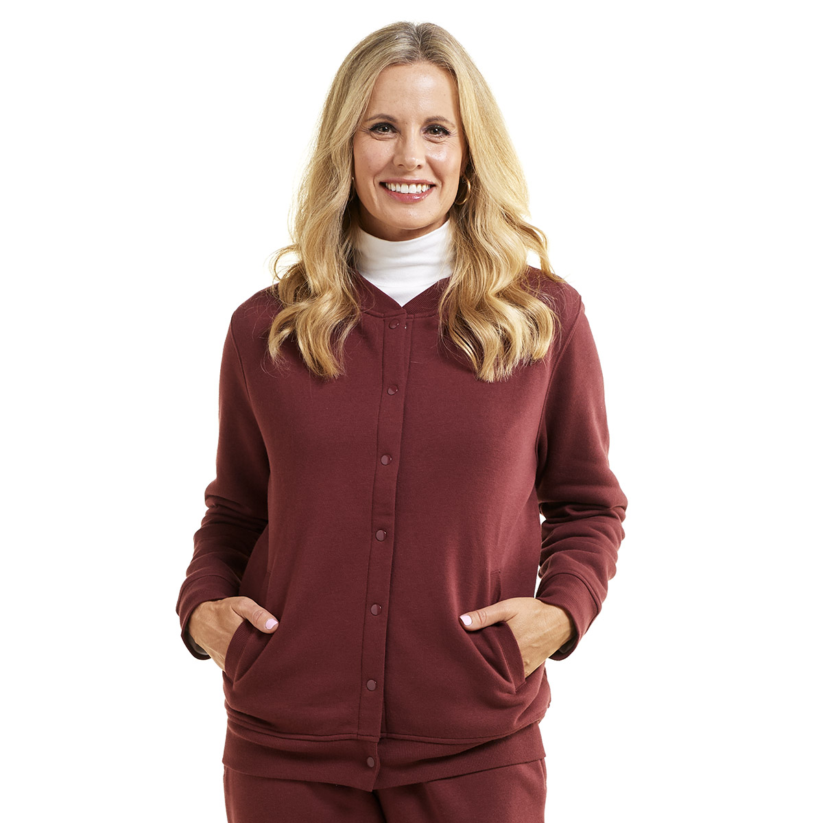 Womens Hasting & Smith Long Sleeve Baseball Jacket