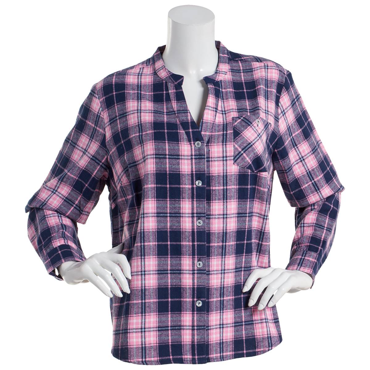 Womens Hasting & Smith Yarn Dye Casual Button Down-Fox