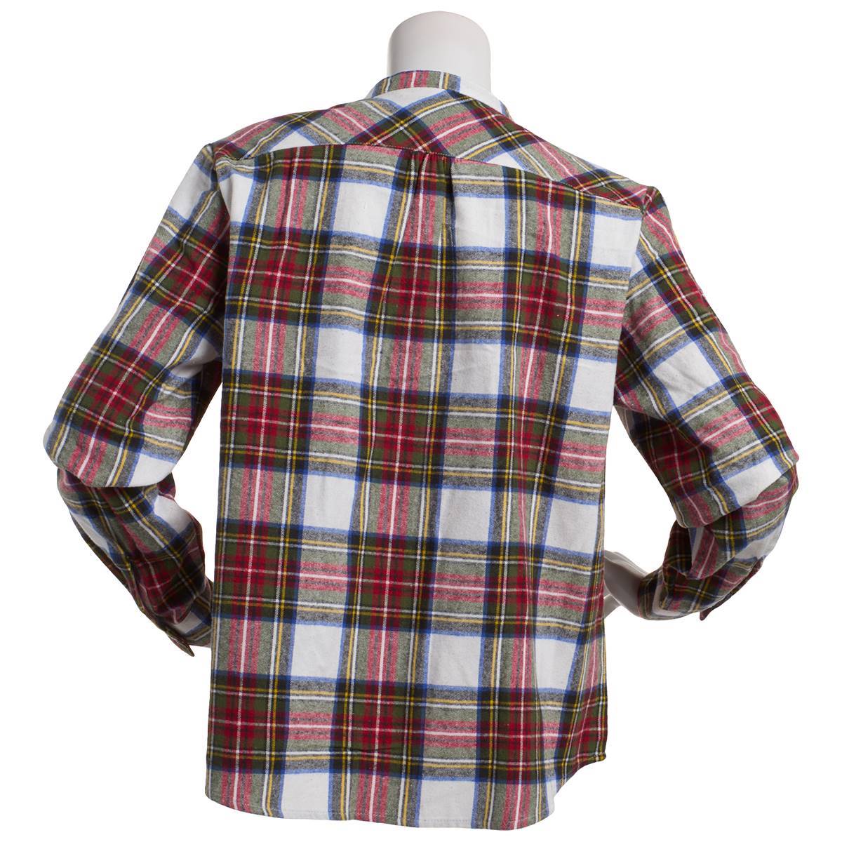 Petite Hasting & Smith Yarn Dye Plaid Casual Button Down-Multi