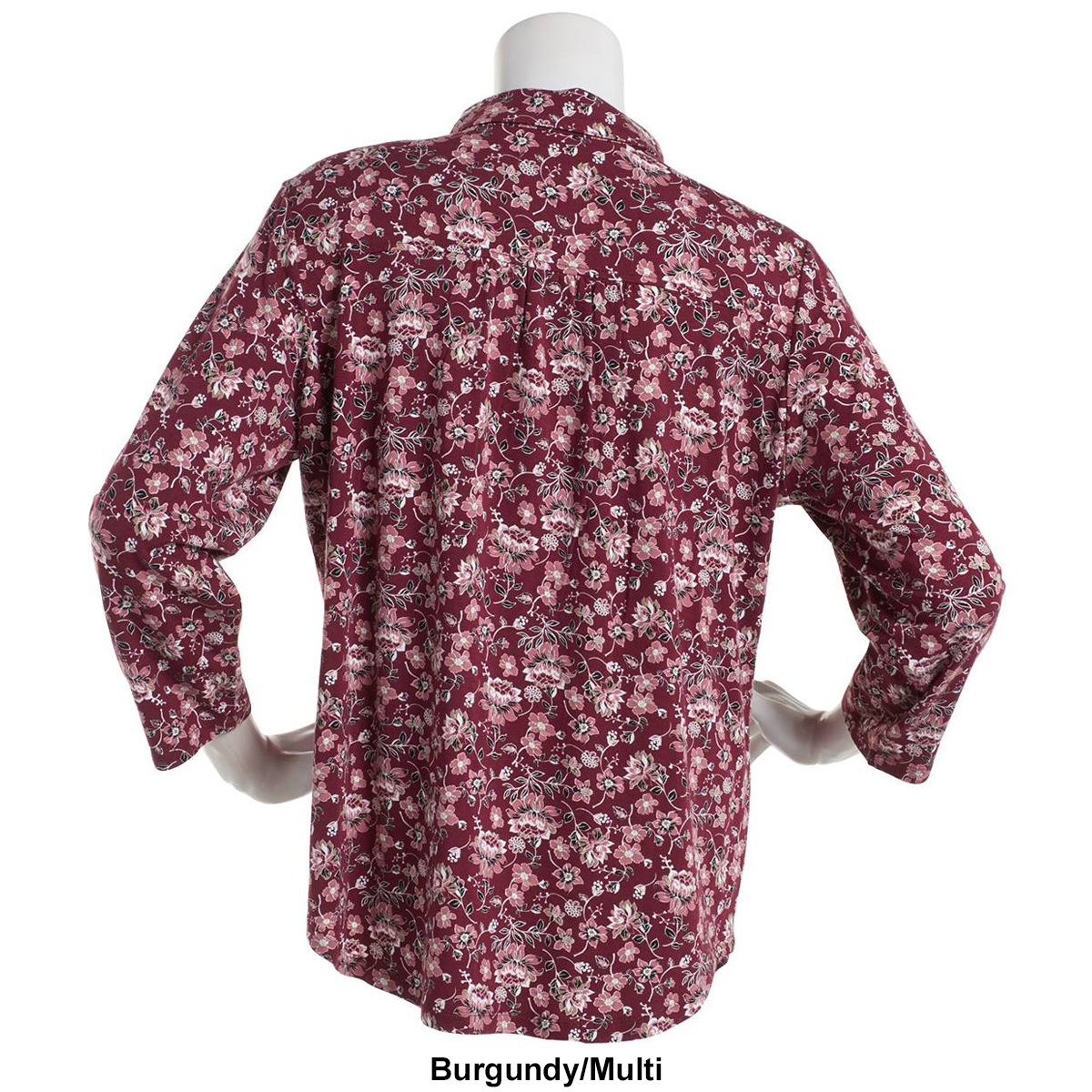 Womens Hasting & Smith 3/4 Sleeve Floral Pullover Blouse