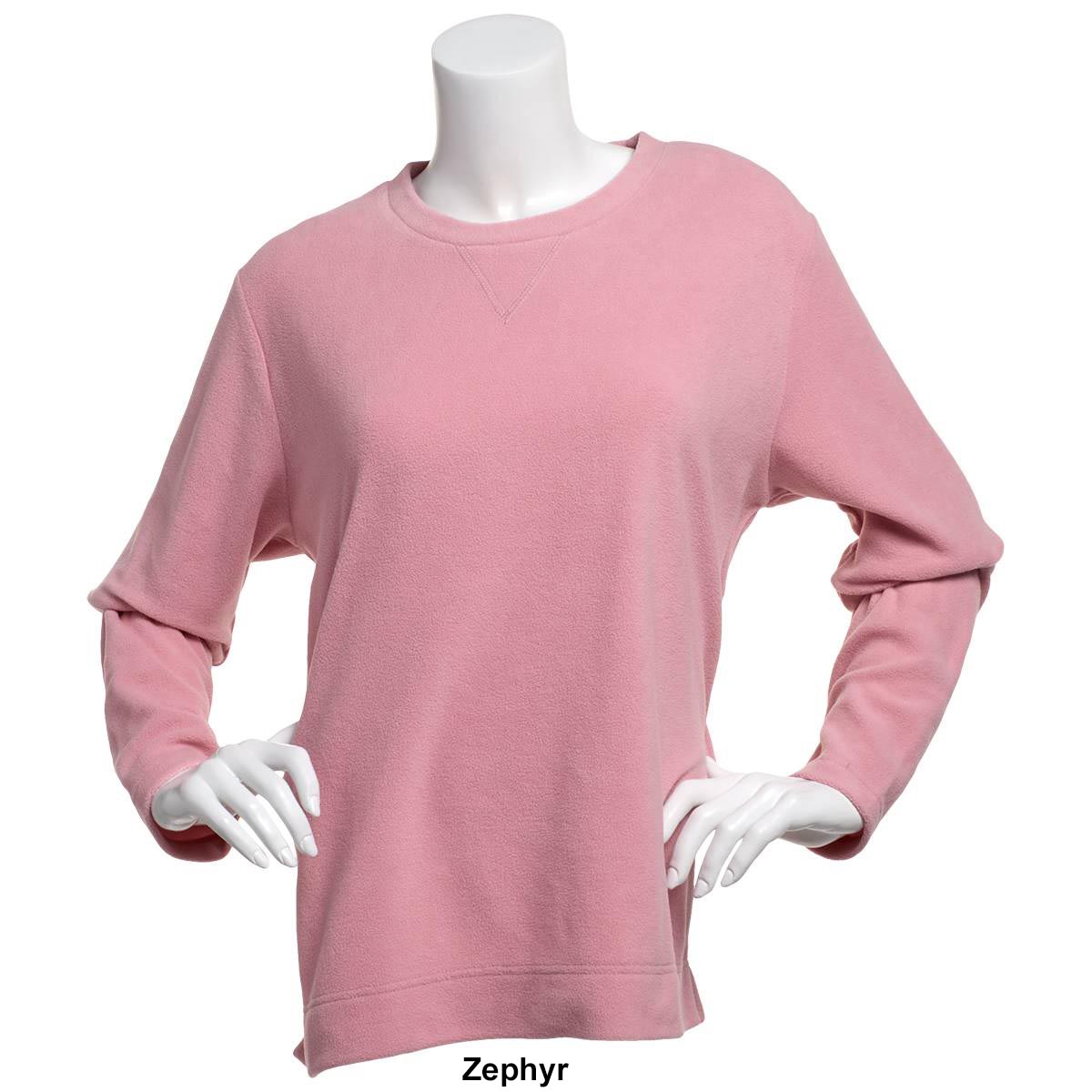 Petite Hasting & Smith Long Sleeve Fleece Top