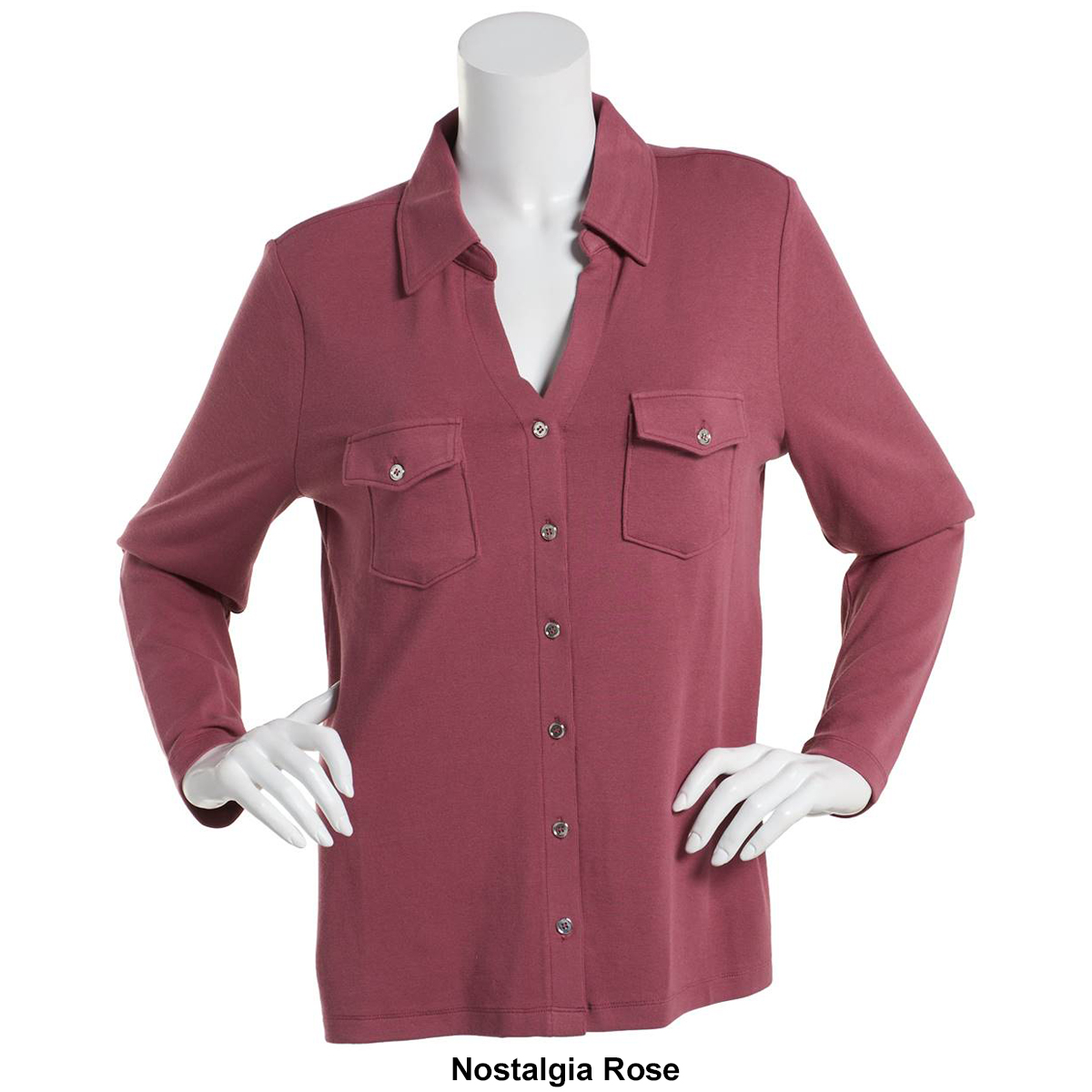 Womens Architect(R) Long Sleeve Pocketed Casual Button Down