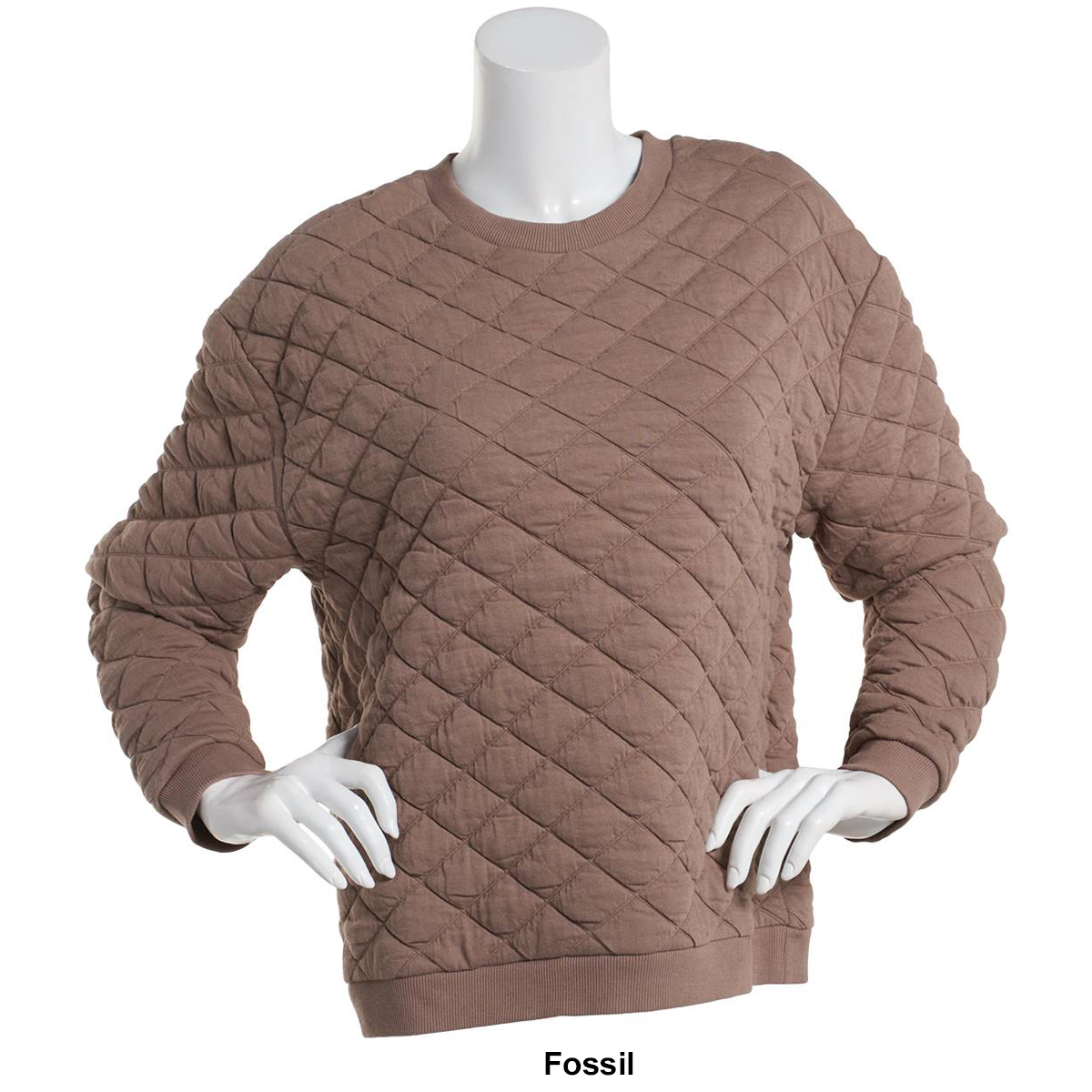 Womens Architect(R) Long Sleeve Quilted Pullover Sweatshirt