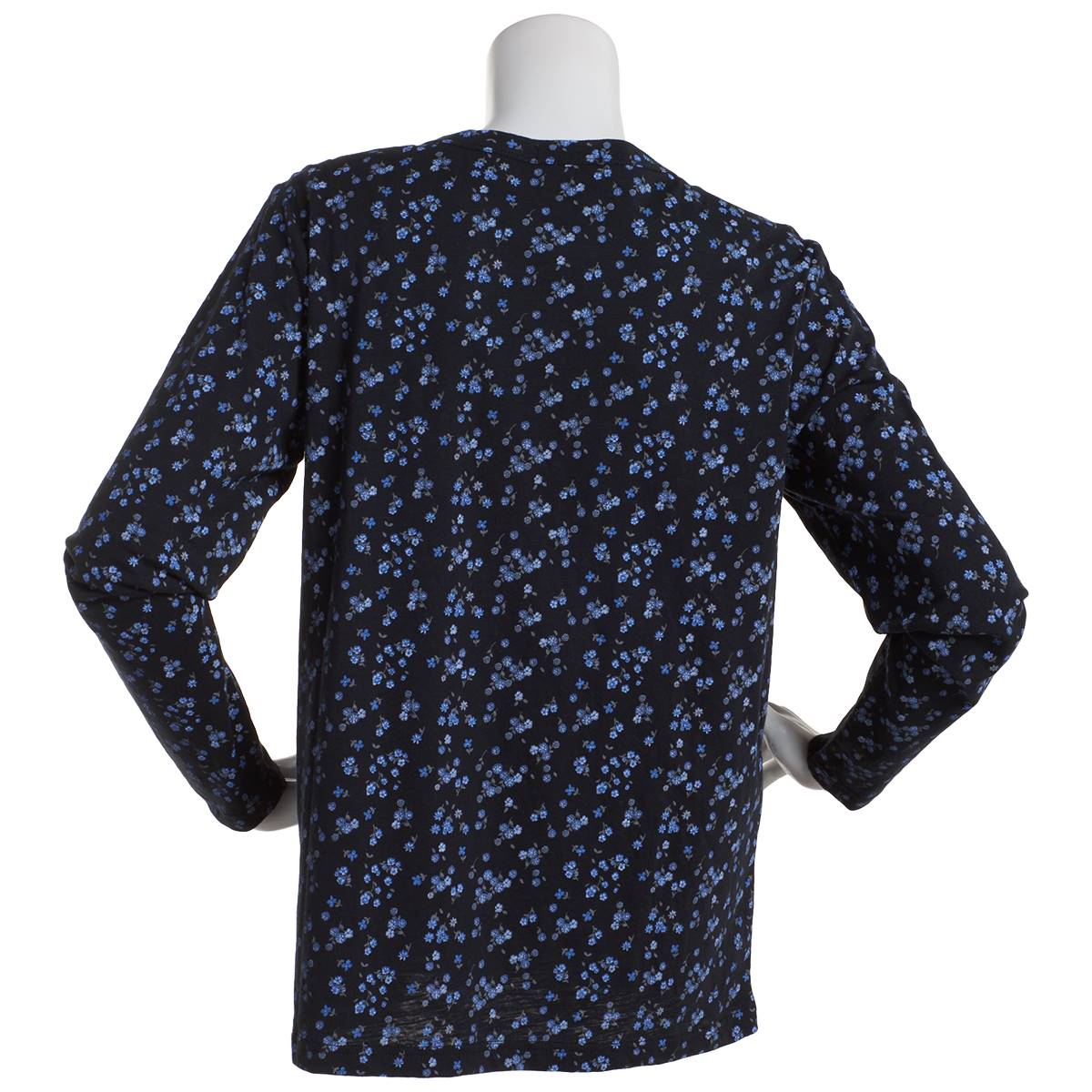 Womens Architect(R) Long Sleeve Round Neck Ditsy Floral Tee