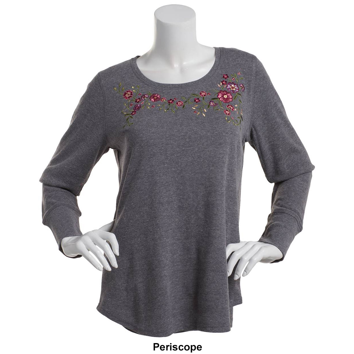 Womens Architect(R) Long Sleeve Embroidered Yoke Thermal Tee