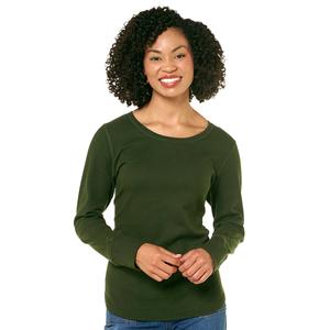 Womens Architect(R) Long Sleeve Solid Crew Neck Thermal Tee