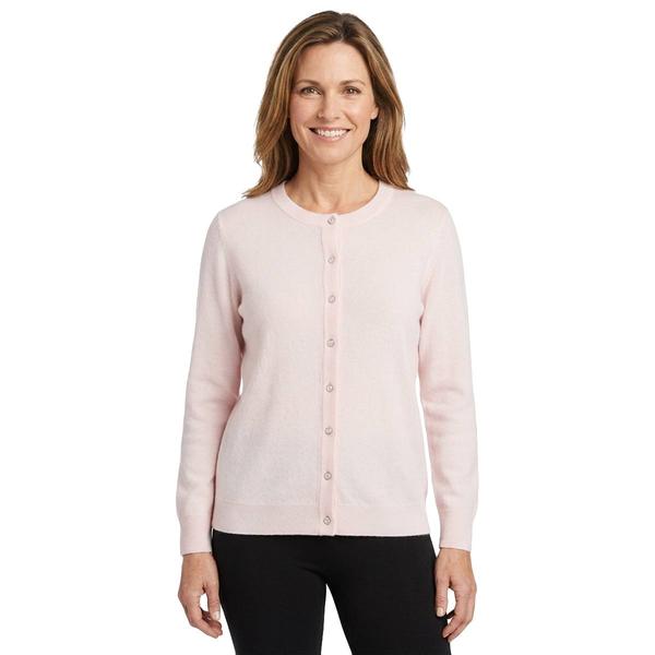 Womens Hasting & Smith Long Sleeve Pearl Button Cardigan