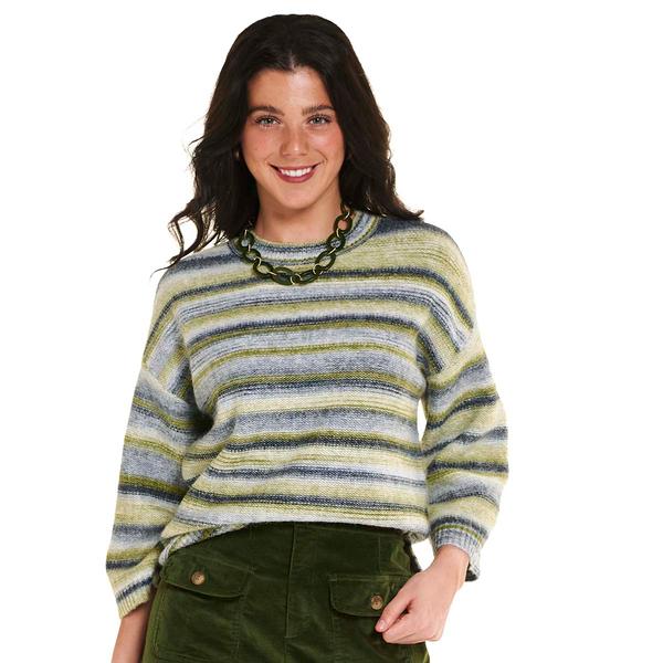 Womens Architect(R) 3/4 Sleeve Space Dye Pullover Sweater