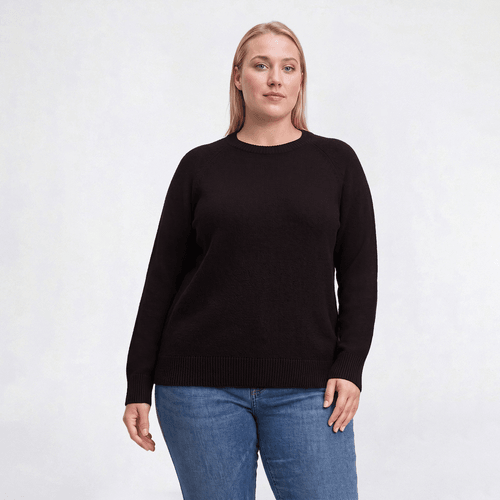 Plus Size Architect(R) Long Sleeve Solid Raglan Sleeve Sweater alternate view