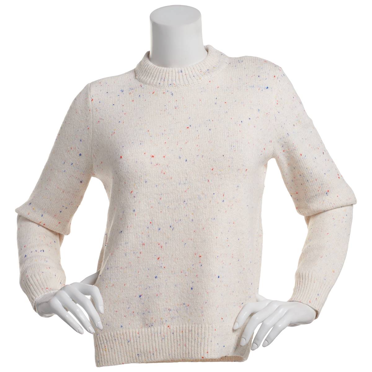 Womens Architect(R) Long Sleeve Speckled Yarn Pullover Sweater