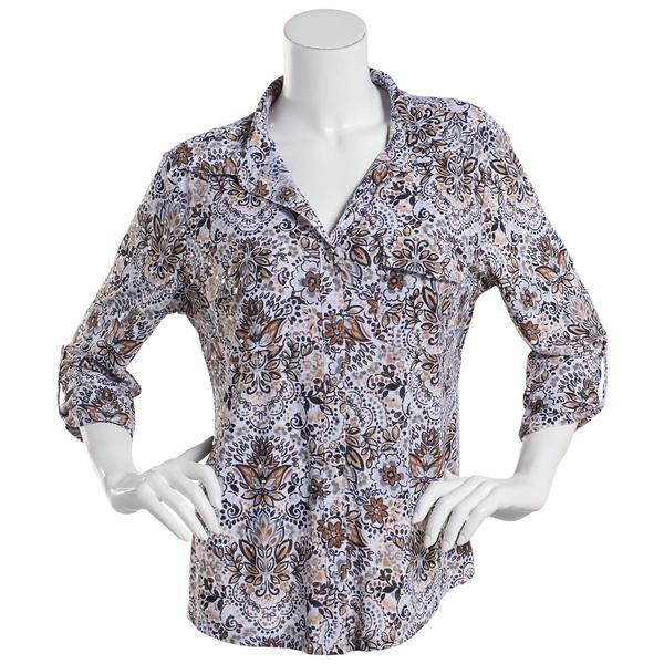 Womens Emily Daniels Folklore Floral Disco Dot Blouse
