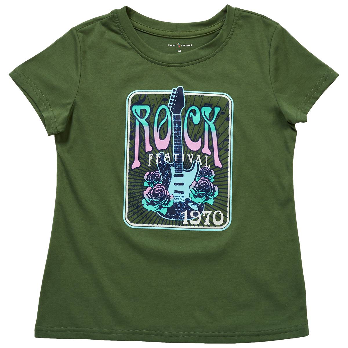 Girls (7-16) Tales & Stories Rock Festival Screen Tee